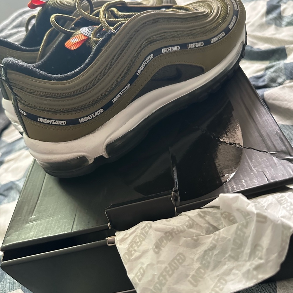 Undefeated Nike AirMax 97 Men's Olive Sneakers